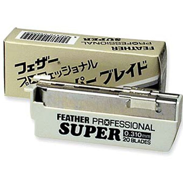フェザー プロフェッショナルスペシャル替刃20B片刃 厚刃 20枚入