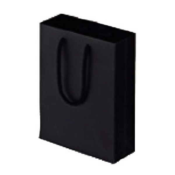 マットコート手提げ袋 10枚入 SS(ブラック )