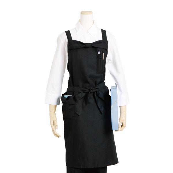 ネイルガーデン リボンエプロン ブラック