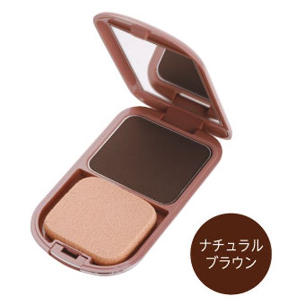 イリヤ 彩ヘアファンデーション(パフ付) ナチュラルブラウン レフィル 13g