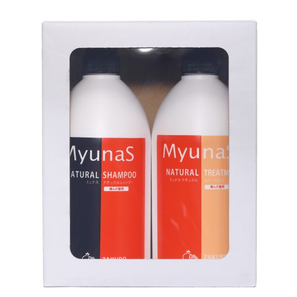 ミュナスナチュラルシャンプー＆トリートメントセット ZA（ザクロ）【セット割引き 5セット以上購入で￥1,880！(1セットあたり)】