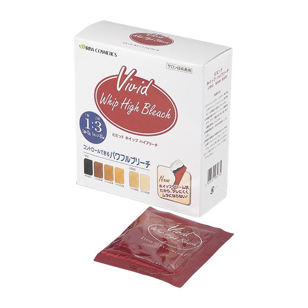 イリヤ ビビッドホイップ ハイブリーチセット  10g×5袋＋オキシ150ml