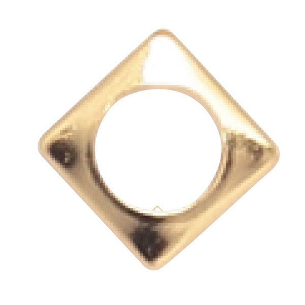 ピアドラ スタッズ スクエア 中抜き －ラウンド－  2.5mm