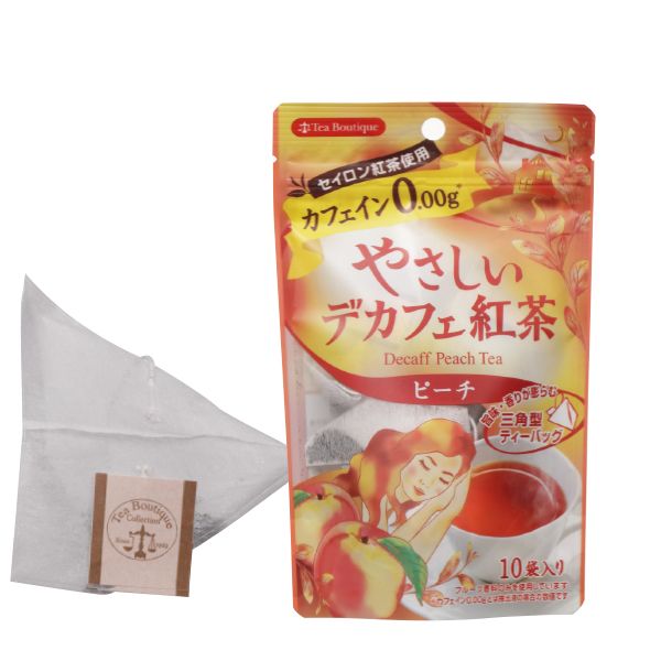 ＊やさしいデカフェ紅茶 ピーチ  12g(1.2g×10包)