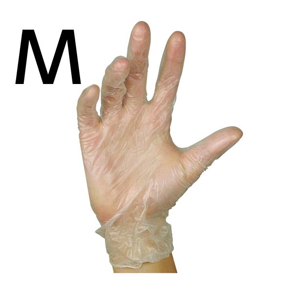 オカモト プラスチックグローブ パウダーフリー M 50枚入