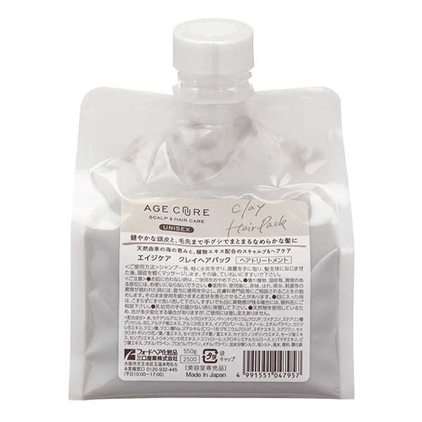 フォード エイジケア クレイヘアパック レフィル550g