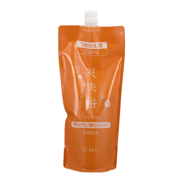 エーエフシー 薬用アミノ酸シャンプー 爽快柑 レフィル500ml
