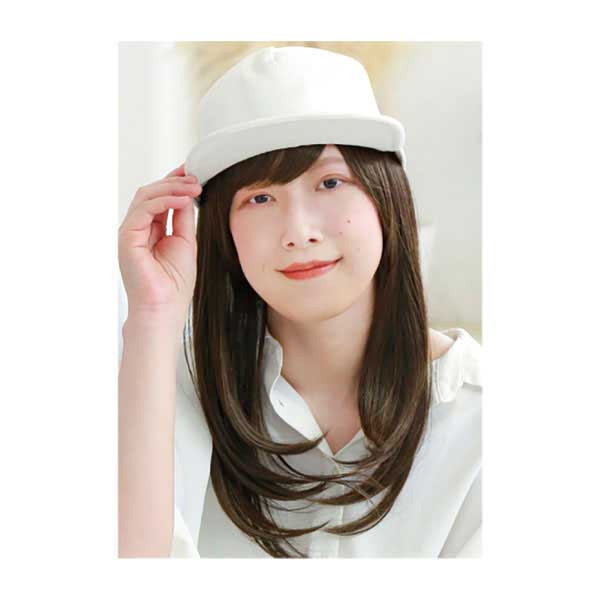 プリシラ アンダー帽子ウイッグ ミディアムストレート BO-22 TCK