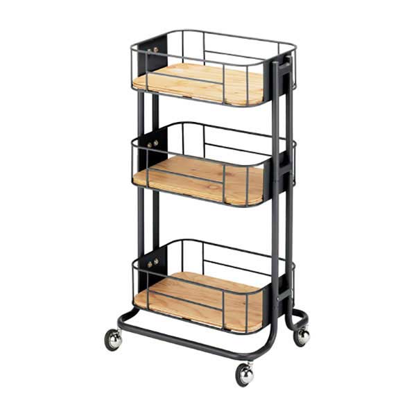 NW-362 ストッカーワゴン ブラック