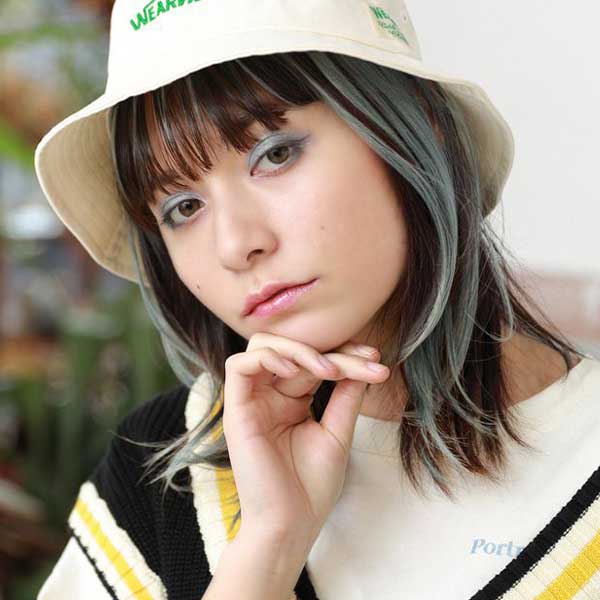 プリシラ めちゃ楽 インナーエクステ IX-01 BK-CTMG(ミスティグリーン)