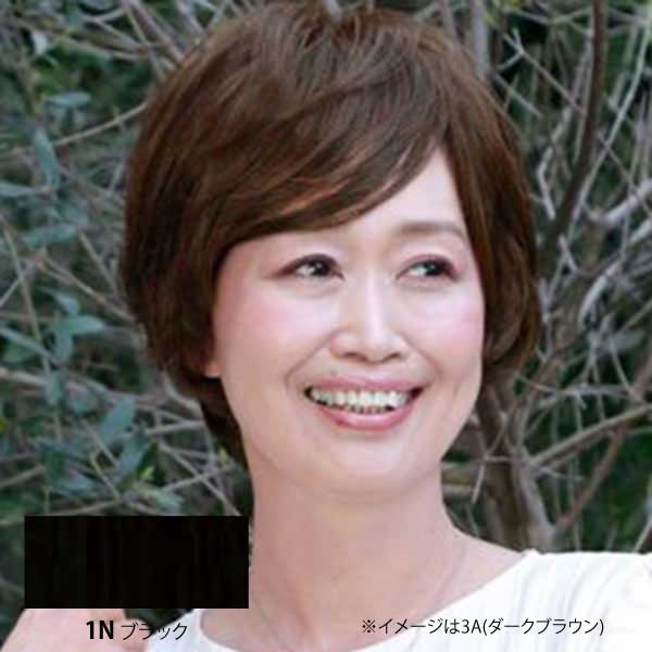 プリシラ プレミアム 白髪隠しウイッグ ナチュラルストレートタイプ ST-009 1N(ブラック)