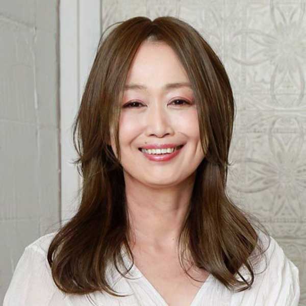 プリシラ プレミアム 白髪隠しウイッグ ワンレンロングタイプ ST-011 3A(ダークブラウン)