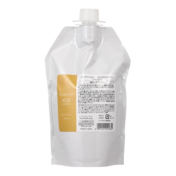 ミアンビューティー ピュアファクター アシッドシャンプー レフィル580ml