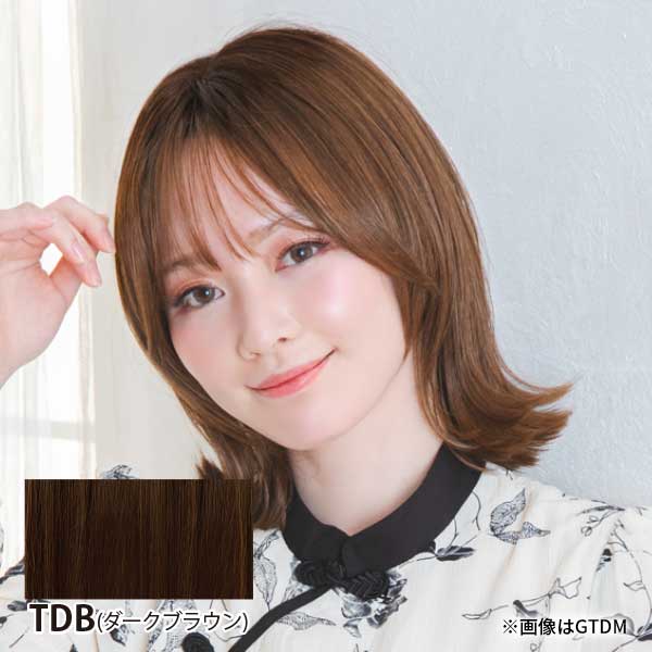 プリシラ 帽子ウィッグ BO-04 TDB(ダークブラウン)