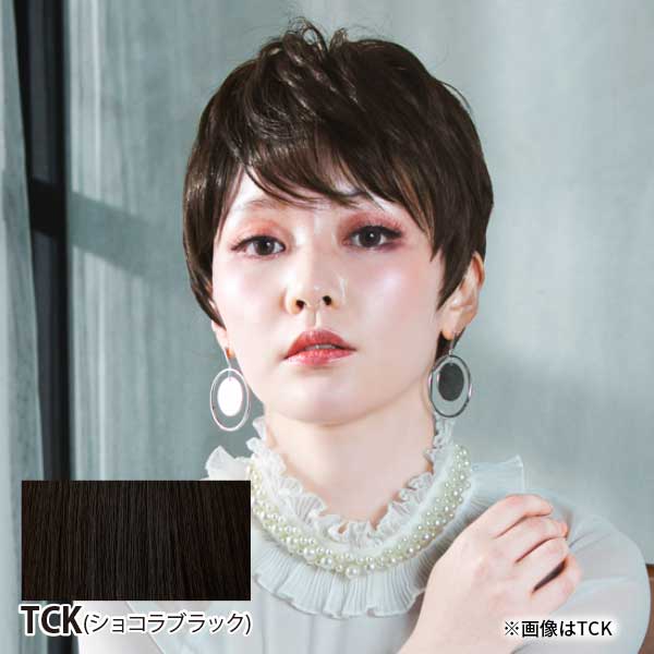 プリシラ 帽子ウィッグ BO-06 TCK(ショコラブラック)