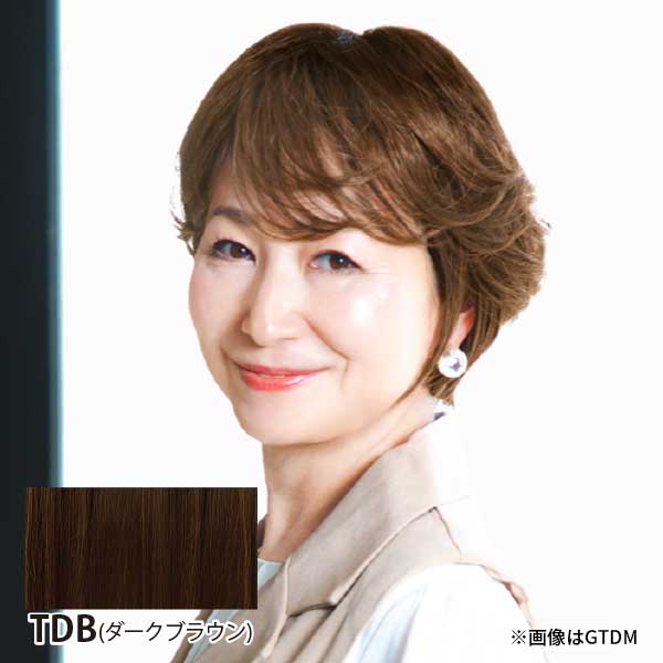 プリシラ 帽子ウィッグ BO-07 TDB(ダークブラウン)