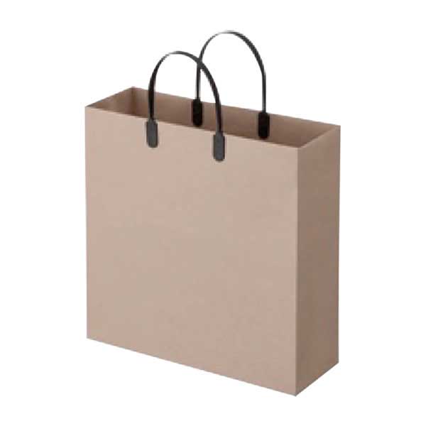 ラミネート クラフトバッグ 10枚入 黒 中