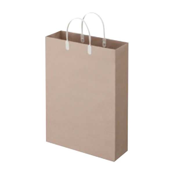 ラミネート クラフトバッグ 10枚入 白 大