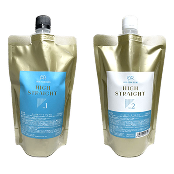 中央有機化学 ランス ストレートパーマ HS 1剤・2剤各400ml