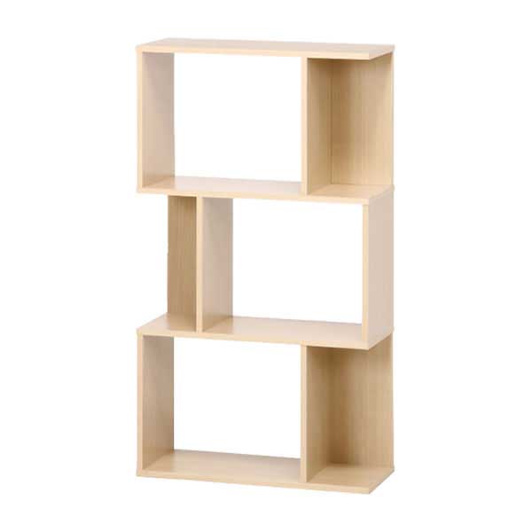 S型ディスプレイラック 3段 NA ナチュラル