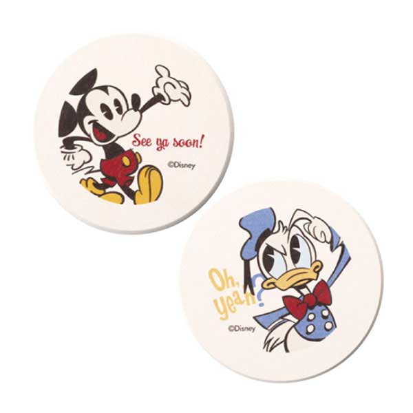 ミッキー＆ドナルド 珪藻土コースター（20セット）
