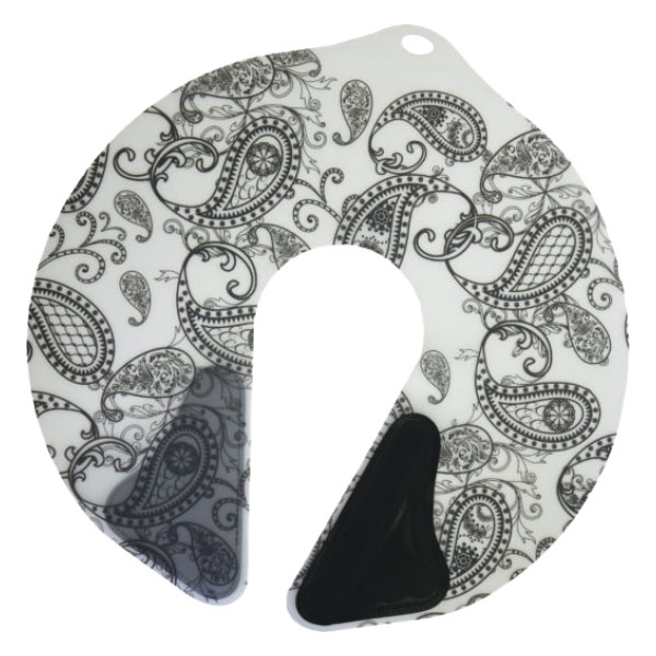 ネックシャッターG グレーペイズリー