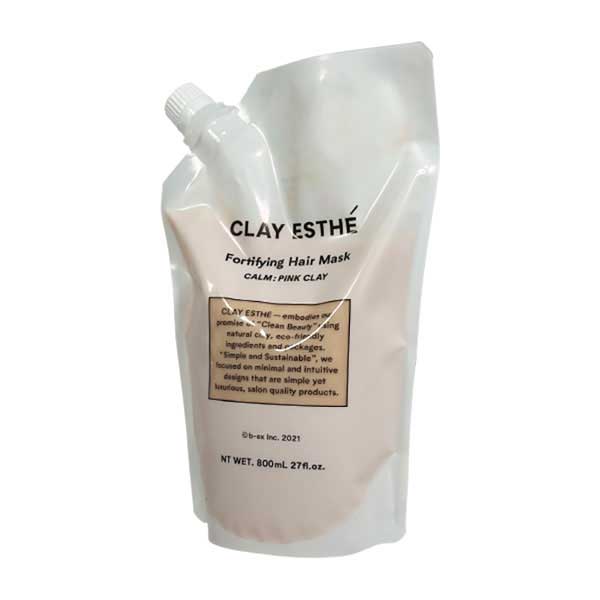 b-ex(ビーエックス) クレイエステ フォーティファイング ヘアマスク ピンククレイ レフィル800g