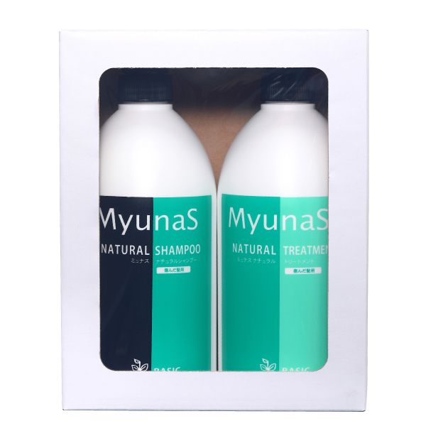 ミュナス ナチュラルシャンプー&トリートメントセット BA（包装費用は別途90円いただきます）