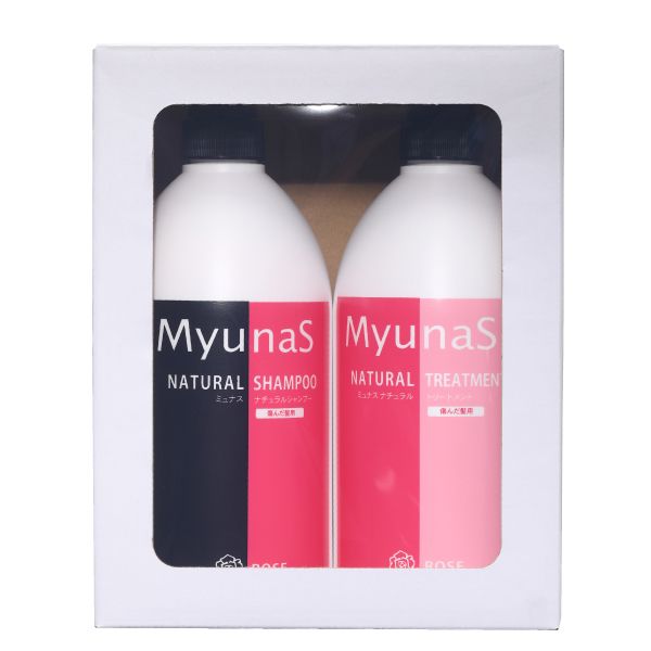 ミュナス ナチュラルシャンプー&トリートメントセット RO（包装費用は別途90円いただきます）