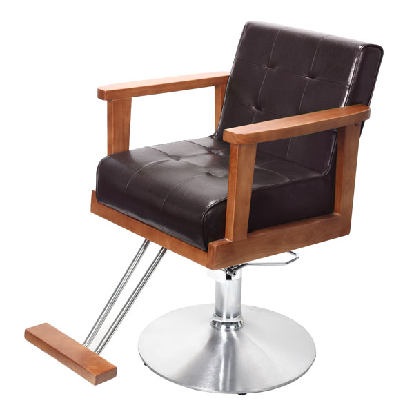 スタイリングチェア AL-01（シート+ベース） ダークブラウン【送料込み】