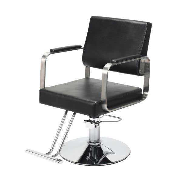 スタイリングチェア GS-01（シート+ベース） ブラック【送料込み】