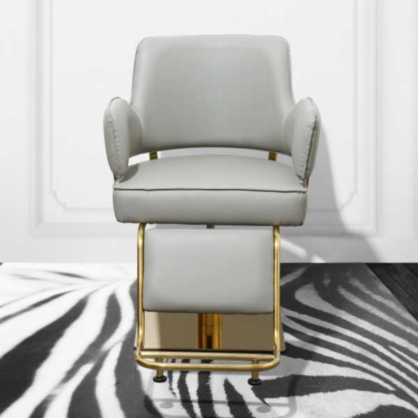 スタイリングチェア BA-01（シート+ベース） グレイ【送料込み】