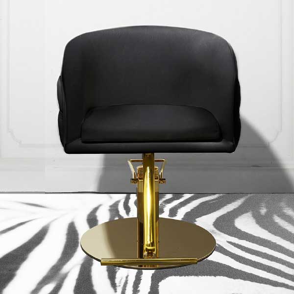 スタイリングチェア CO-01 ブラック（シート+ベース）【送料込み】