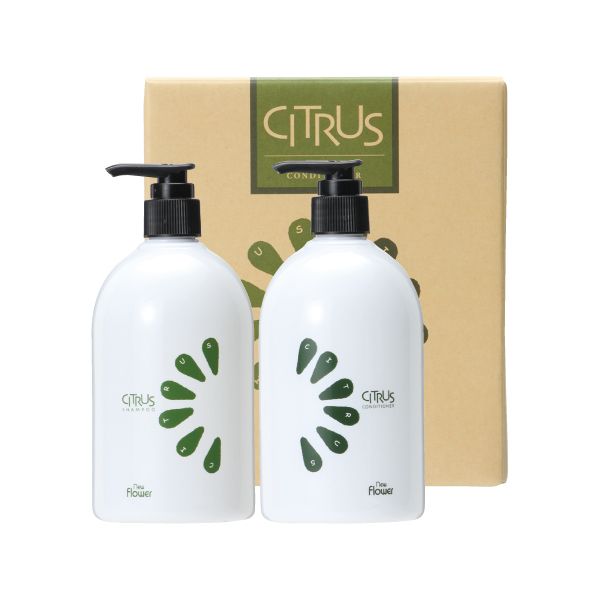 ニューフラワー シトラスシャンプー&コンディショナーギフトセット（包装費用は別途90円いただきます）