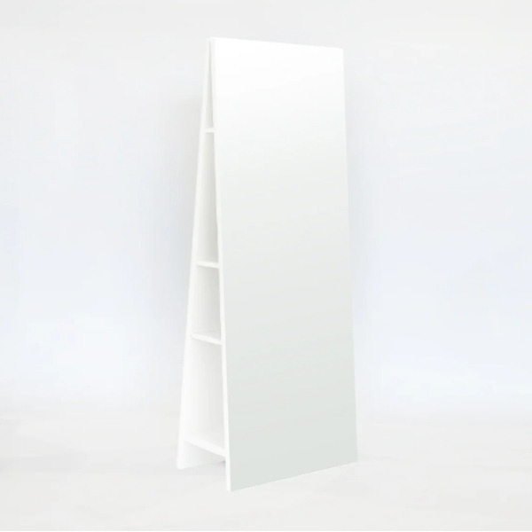 tongari トンガリ/ドレッサー 全身ミラー（片面） ホワイト【送料込み】