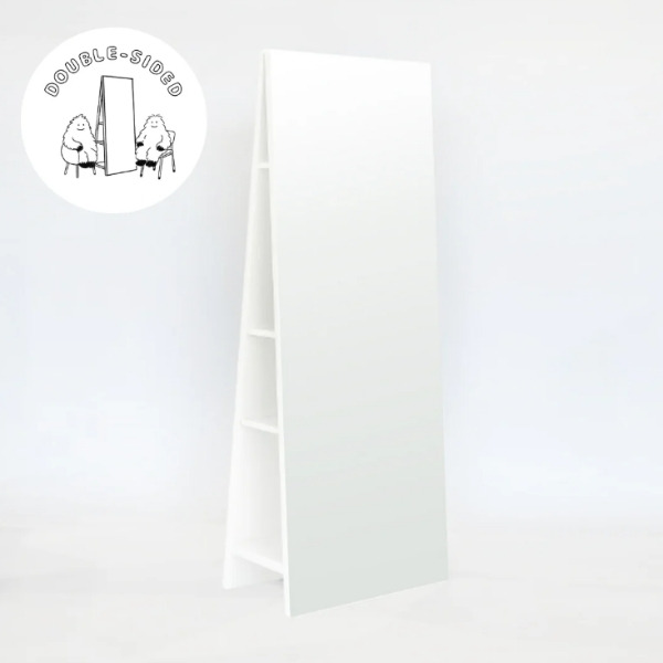 tongari トンガリ/ドレッサー 全身ミラー（両面） ホワイト【送料込み】