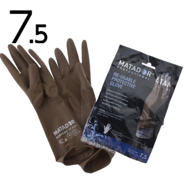 マタドールゴム手袋 7.5インチ